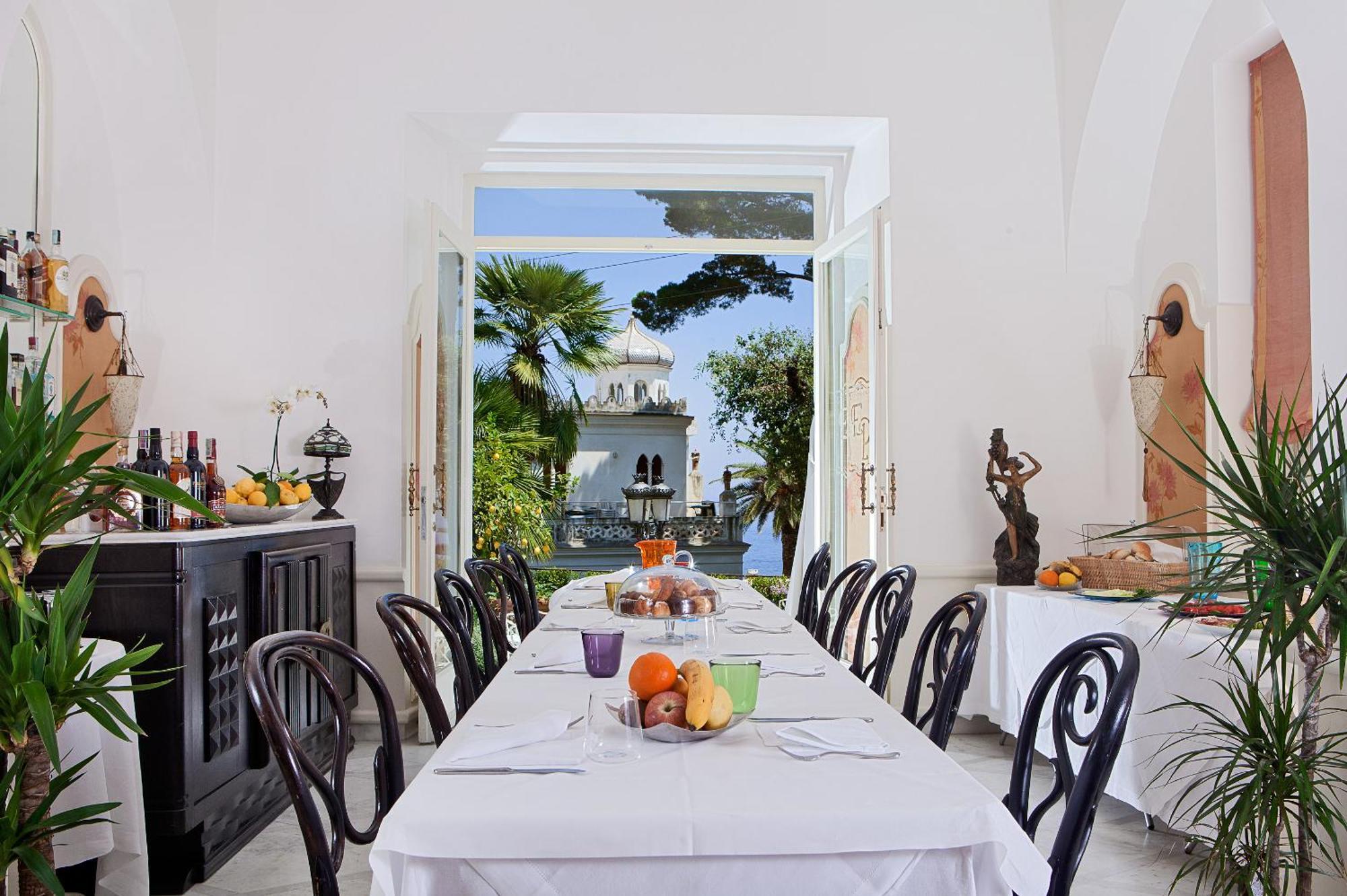 Luxury Villa Excelsior Parco Capri Restaurant billede